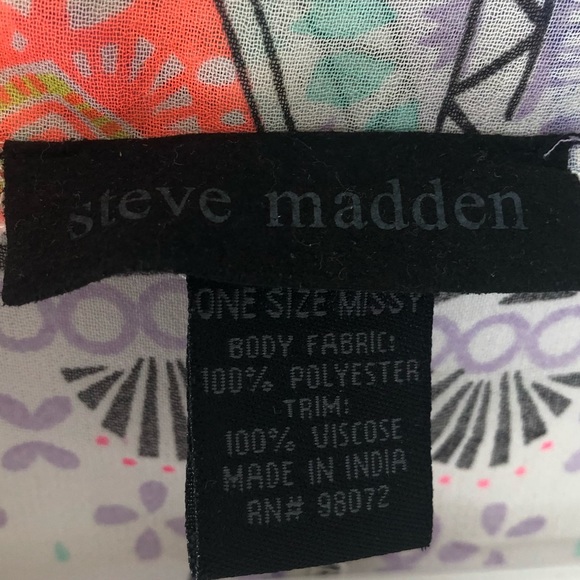 Steve Madden Swim CoverUp  One Size - Picture 6 of 7